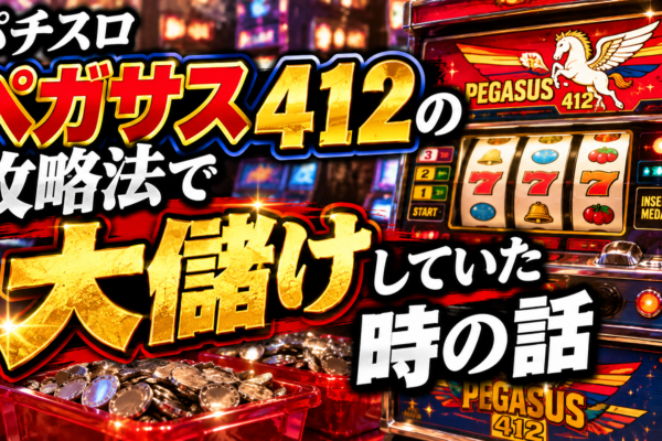 ペガサス412の攻略法で大儲けしていた時の話