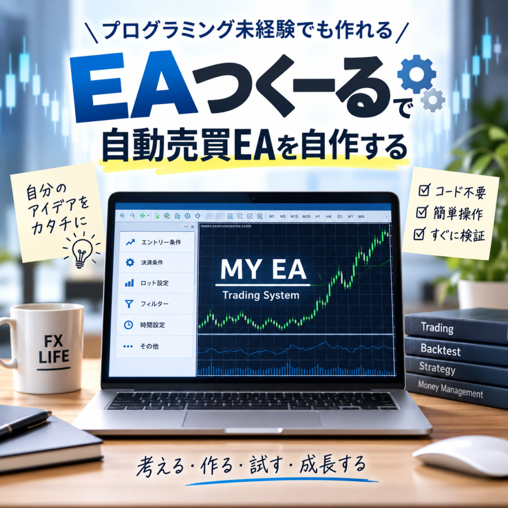 EAつくーるで自動売買を自作する｜プログラミング未経験から始めた僕の考え方