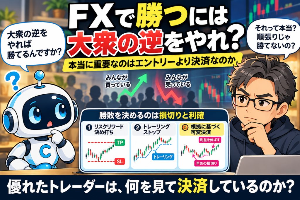 FXで勝つには大衆の逆をやれ？勝敗を分ける本当の理由